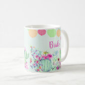 Bride Cactus succulent Fiesta Kaffeetasse (VorderseiteRechts)