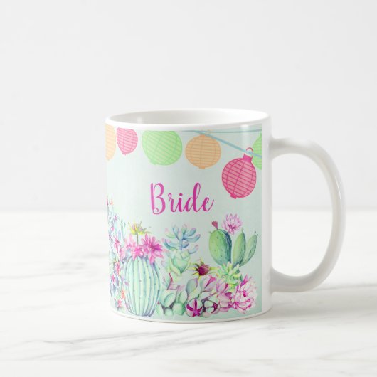 Bride Cactus succulent Fiesta Kaffeetasse (Rechts)