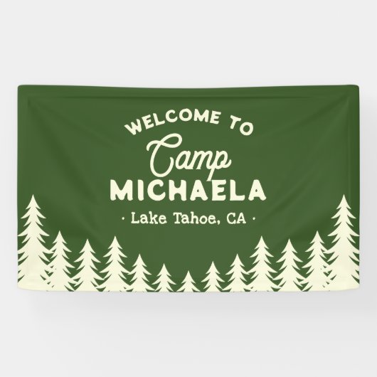 Bride Camp Bachelorette Empfang Banner (Horizontal)