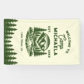 Bride Camp Bachelorette Empfang Banner (Horizontal)