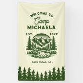 Bride Camp Bachelorette Empfang Banner (Vertikal)