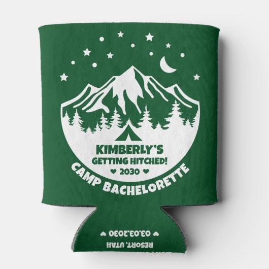 Bride Camp Junggeselinnen-Abschied Dosenkühler (Rückseite)