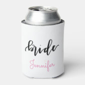 Bride Can Cooler - Personalisieren Sie den Namen Dosenkühler (Kanne Vorderseite)