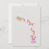 BRIDE Candy Hearts I Liebe You Celebration Party Einladung (Vorderseite)