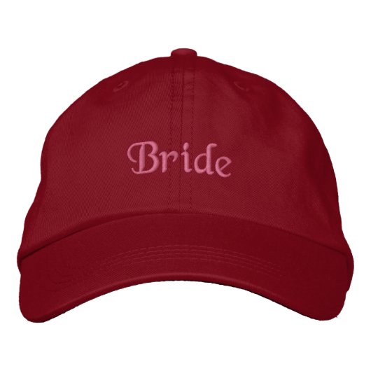 Bride Cap Bestickte Baseballkappe (Vorderseite)