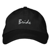 Bride Cap Bestickte Baseballkappe (Vorderseite)