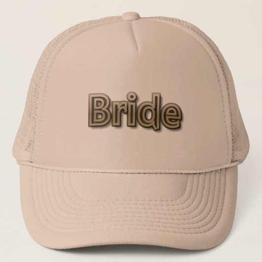 Bride Cap-White/Metal Truckerkappe (Vorderseite)