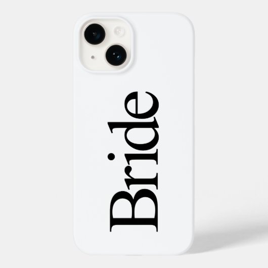 Bride Case-Mate iPhone Hülle (Rückseite)