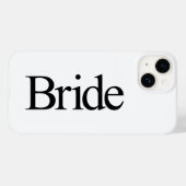 Bride Case-Mate iPhone Hülle (Rückseite (Horizontal))