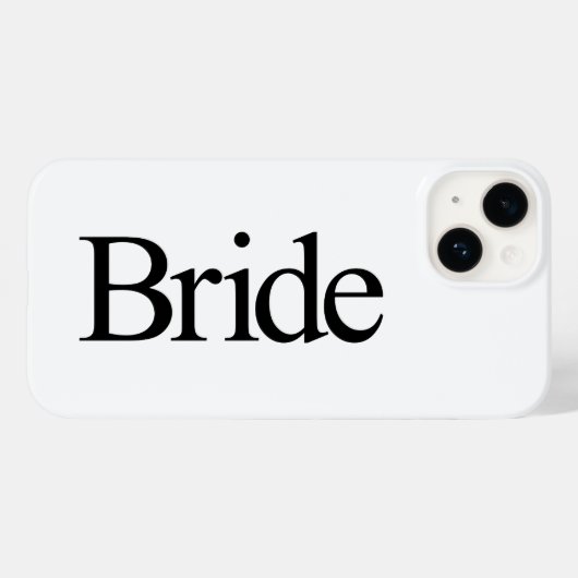 Bride Case-Mate iPhone Hülle (Rückseite (Horizontal))