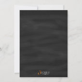 Bride Chalkboard Bridal Dusche Einladungen (Rückseite)
