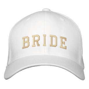 Bride   Champagne Gold Bachelorette Moderne Bestickte Baseballkappe