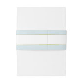 BRIDE & CO Aquamarin Blue Bouquet Wedding Suite Einladungsbanderole (Rückseitenbeispiel)