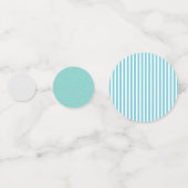 BRIDE & CO Aquamarin Blue Dusche Party Table Confe Konfetti (Vorderseiten)