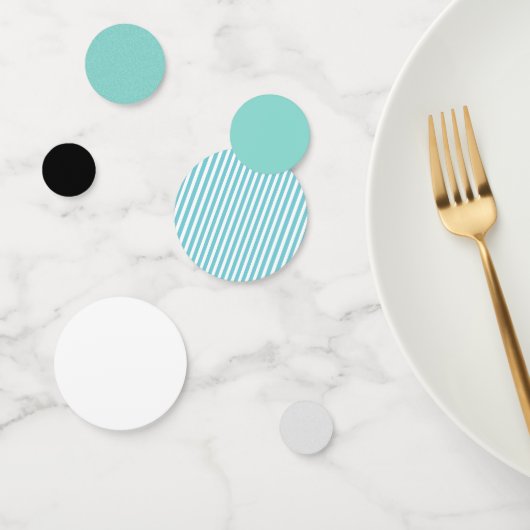 BRIDE & CO Aquamarin Blue Dusche Party Table Confe Konfetti (Gruppe)