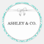 Bride & Co-Aufkleber - kundenspezifisch Runder Aufkleber (Vorderseite)