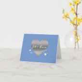 Bride & Co Cornflower & Silver Wedding Party Hinwe Karte (Gelbe Blume)