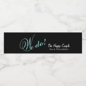 BRIDE & CO Das glückliche Paar, das wir Brautparty Wasserflaschenetikett (Einzelnes Label)