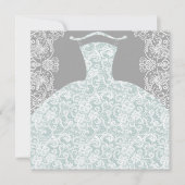 BRIDE CO Etwas Blau kommt hier das Bride-Party Einladung (Vorderseite)