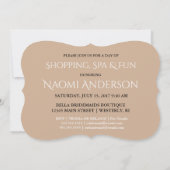 BRIDE & CO Gold Be My Bridesmaid Dusche Party Einladung (Rückseite)