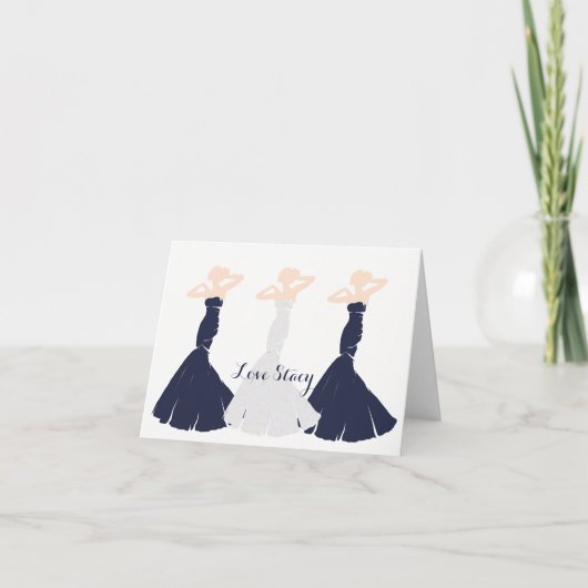 BRIDE & CO Navy Blue Be My Bridesmaid Dusche Party Einladung (Vorderseite)