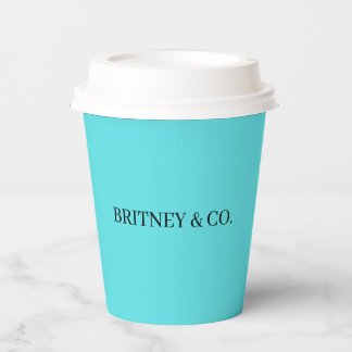 Bride & Co Personalisiert Pappbecher