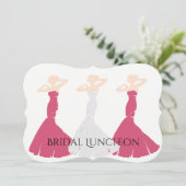 BRIDE CO Rose Brautparty ist mein Party Einladung (Stehend Vorderseite)