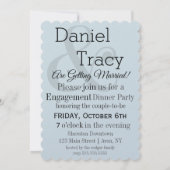 BRIDE & CO Sie sagte ja! Diamantring-Verlobung Einladung (Rückseite)