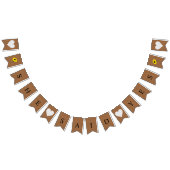 BRIDE CO Sie sagte ja Sonnenblume Rustikale Dusche Wimpelkette (Alle)