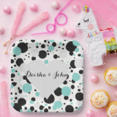 BRIDE & CO Silver Heart Polka Dot Party Teller (Party)