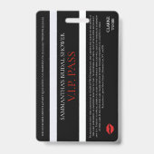 BRIDE & CO Tiara Party Einreise VIP Pass Party Ausweis (Rückseite)