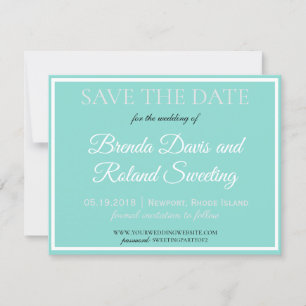 BRIDE CO Touch der traditionellen Hochzeitssuite Save The Date