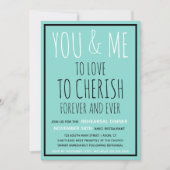 Bride & Co You & Me Wedding Suite Probe Dinner (Vorderseite)