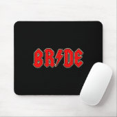 Bride Crew Rock Roll Gothic Halloween-Party Gesche Mousepad (Mit Mouse)