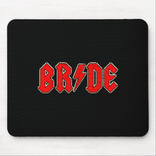 Bride Crew Rock Roll Gothic Halloween-Party Gesche Mousepad