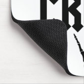 Bride Crew Rock'n'Roll Skeleton Hand Halloween Bac Mousepad (Ecke)