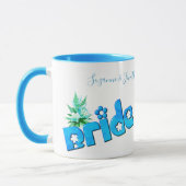 Bride Cute Personalized Wedding Tasse (Links)