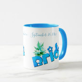 Bride Cute Personalized Wedding Tasse (VorderseiteRechts)