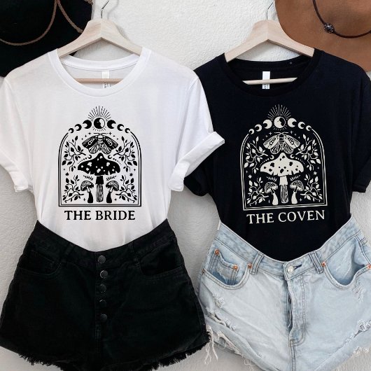 Bride Dark Boho Coven Bachelorette T-Shirt