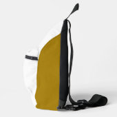 BRIDE Dark Gold White Crossbody Bag (Rechts)