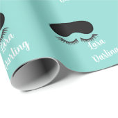 BRIDE Darling Tiara Party Personalisiert Geschenkpapier (Rolleneckpunkt)