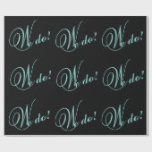 BRIDE Das glückliche Paar, das wir feiern Geschenkpapier (Flach)