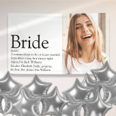 Bride Definition Foto Brautparty Hochzeit Banner