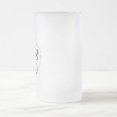 Bride (Design 2) Mattierte Tasse von Glasbäern (Mittel)