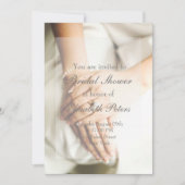 Bride Diamond Wedding Bridal Dusche Einladung (Vorderseite)