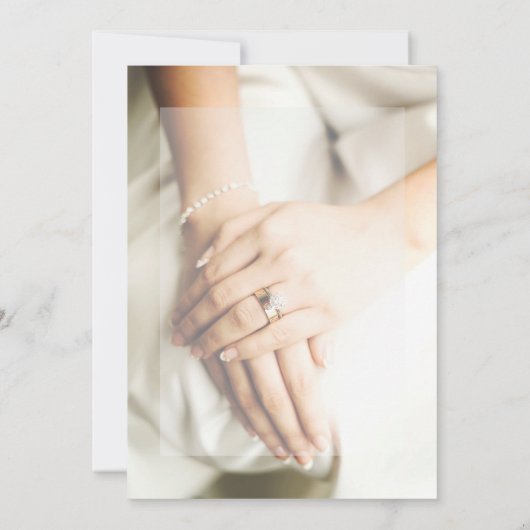 Bride Diamond Wedding Bridal Dusche Einladung (Rückseite)