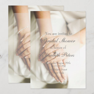 Bride Diamond Wedding Bridal Dusche Einladung