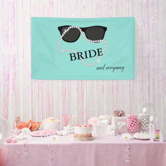 Bride Diamonds & Glam Shower Tiara Party Banner (Party)