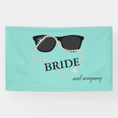Bride Diamonds & Glam Shower Tiara Party Banner (Horizontal)