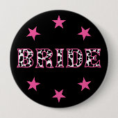 Bride Disco Cowgirl Junggeselinnen-Abschied Button (Vorderseite)